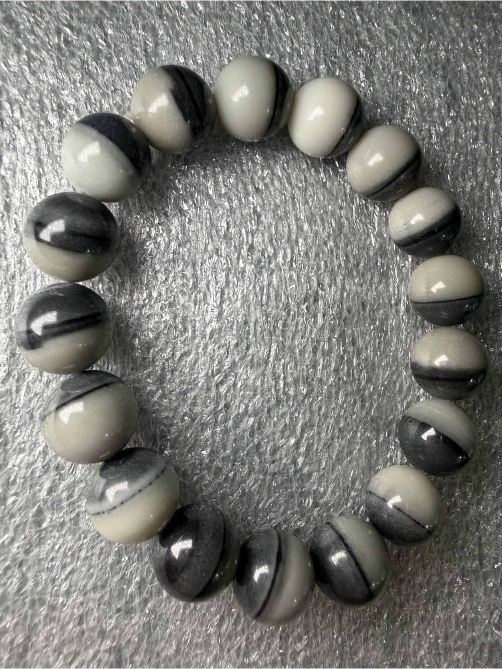 Beautiful Grounding 11MM Taiji Stone Natural Crystal Bracelet